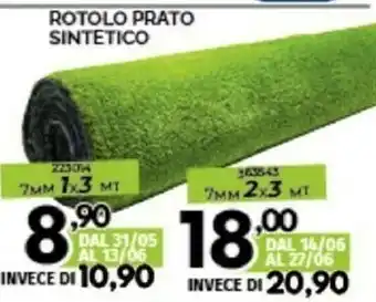 Orizzonte Rotolo Prato Sintetico offerta