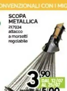 Orizzonte Scopa Metallica offerta
