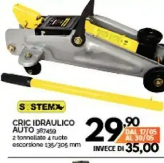 Orizzonte Cric Idraulico Auto offerta