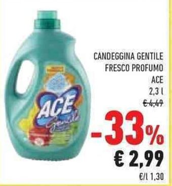 Conad CANDEGGINA GENTILE FRESCO PROFUMO ACE 2,3 l offerta