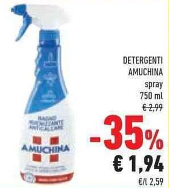 Conad DETERGENTI AMUCHINA spray 750 ml offerta