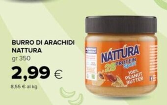 Tigre BURRO DI ARACHIDI NATTURA gr 350 offerta