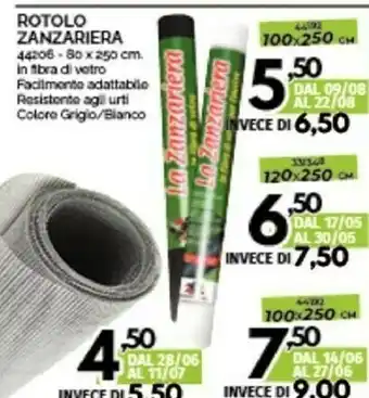 Rotolo Zanzariera