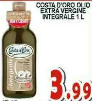 Sacoph Costa d'Oro Olio Extra Vergine Integrale 1 L offerta