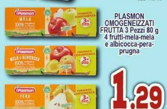Sacoph Plasmon Omogeneizzati Frutta offerta