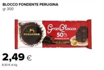 BLOCCO FONDENTE PERUGINA gr 300