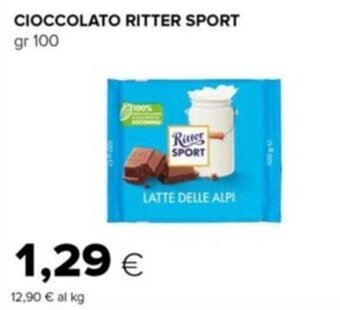 Tigre CIOCCOLATO RITTER SPORT gr 100 offerta