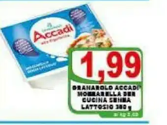 Top Supermercati Granarolo Mozzarella Accadì offerta
