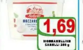 Top Supermercati Sabelli Mozzarella offerta