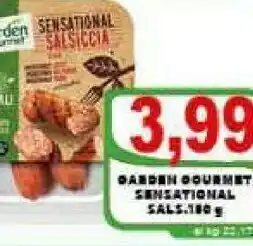 Top Supermercati Garden Gourmet - Sensational Salsiccia 180 G(ml) offerta