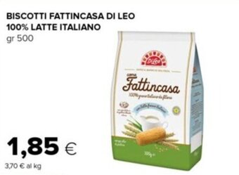 Tigre BISCOTTI FATTINCASA DI LEO 100% LATTE ITALIANO gr 500 offerta