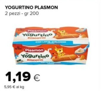 Tigre YOGURTINO PLASMON 2 pezzi - gr 200 offerta