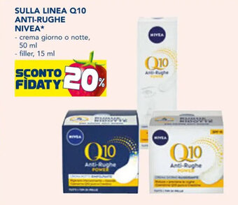 Esselunga SULLA LINEA Q10 ANTI-RUGHE NIVEA offerta