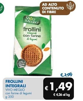 MD Discount Vivo meglio frollini integrali offerta
