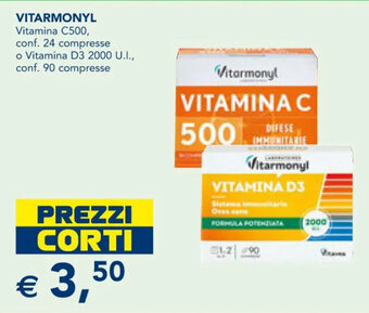 Esselunga VITARMONYL Vitamina C500, conf. 24 compresse offerta