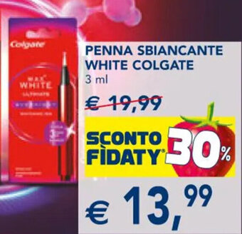 Esselunga PENNA SBIANCANTE WHITE COLGATE 3 ml offerta