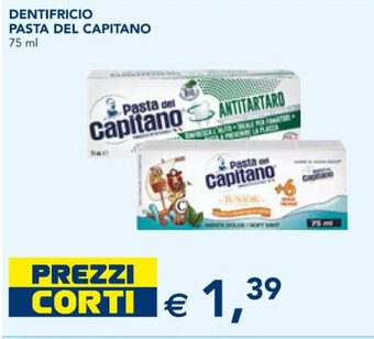 Esselunga DENTIFRICIO PASTA DEL CAPITANO 75 ml offerta
