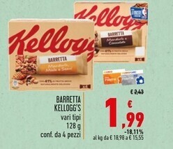 Conad Kelloggs barretta offerta