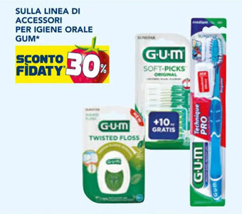 Esselunga SULLA LINEA DI ACCESSORI PER IGIENE ORALE GUM offerta