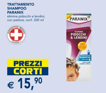 Esselunga TRATTAMENTO SHAMPOO PARANIX offerta