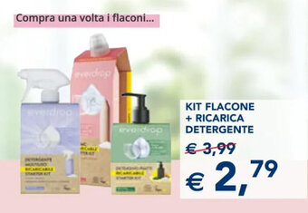 Esselunga KIT FLACONE + RICARICA DETERGENTE offerta