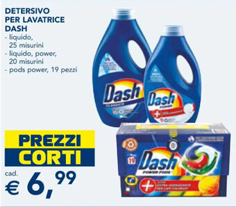 Esselunga DETERSIVO PER LAVATRICE DASH offerta