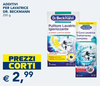 Esselunga ADDITIVI PER LAVATRICE DR. BECKMANN 250 g offerta