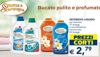 Spuma di Sciampagna DETERSIVO LIQUIDO per lavatrice, 27 lavaggi