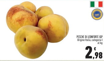Conad PESCHE DI LEONFORTE IGP offerta