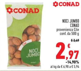 Conad NOCI JUMBO CONAD 500 g offerta