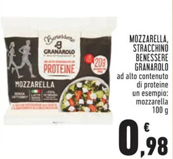 Conad MOZZARELLA, STRACCHINO BENESSERE GRANAROLO 100 g offerta
