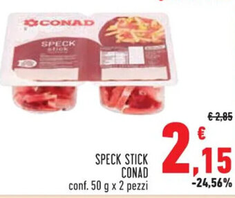 Conad SPECK STICK CONAD conf. 50 g x 2 pezzi offerta
