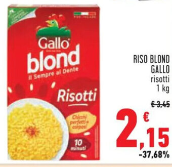 Conad RISO BLOND GALLO risotti 1 kg offerta