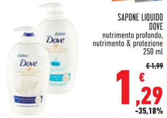 Conad SAPONE LIQUIDO DOVE 250 ml offerta