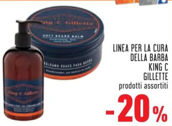 Conad LINEA PER LA CURA DELLA BARBA KING C GILLETTE offerta