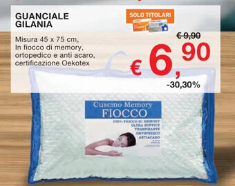 Conad GUANCIALE GILANIA 45 x 75 cm offerta
