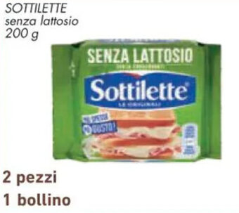 Conad SOTTILETTE senza lattosio 200 g offerta