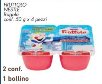 Conad FRUTTOLO NESTLÉ fragola conf. 50 g x 4 pezzi offerta