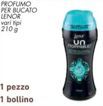Conad PROFUMO PER BUCATO LENOR vari tipi 210 g offerta