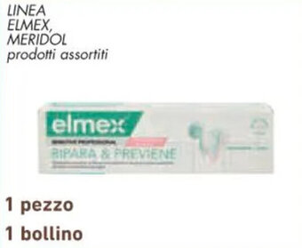 Conad LINEA ELMEX, MERIDOL prodotti assortiti offerta