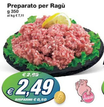 Prix Quality Preparato per Ragù g 350 offerta