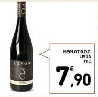Conad MERLOT D.O.C. LIVON 75 cl offerta