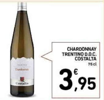 Conad CHARDONNAY TRENTINO D.O.C. COSTALTA 75 cl offerta