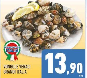Conad VONGOLE VERACI GRANDI ITALIA offerta