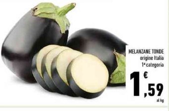 Conad MELANZANE TONDE offerta