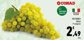 Conad UVA BIANCA ITALIA offerta