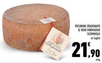 Conad PECORINO STAGIONATO IL VERO FORMAGGIO SCOPAROLO offerta