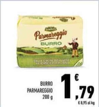 Conad BURRO PARMAREGGIO 200 g offerta