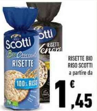 Conad RISETTE BIO RISO SCOTTI offerta