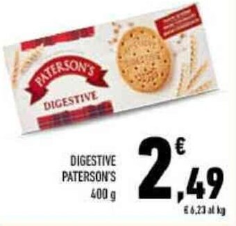 Conad DIGESTIVE PATERSON'S 400 g offerta
